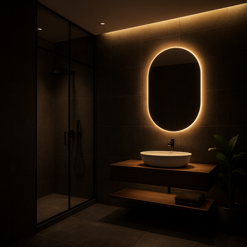 Salle de bain moderne rénovée par ALV Rénovation